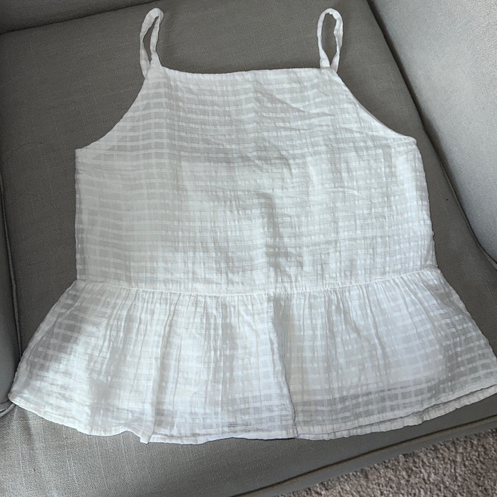 Art Class Girls' Woven Peplum Tank Top (+ Freebie Tank)